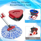 2 Pack Spin Mop Heads Replacement Compatible - Image 2