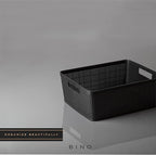 BINO | Woven Plastic Basket | Medium, Space - Image 6