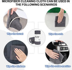 Microfiber Cleaning Cloths Roll, Tear Away Microfiber Towels, Reusable - Image 7