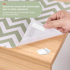 Glotoch Shelf Liner 12" x 20FT Non Adhesive Refrigerator, Drawer Liners - Image 4