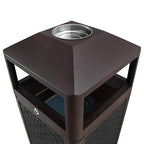 Square Waste Container with Dome Lid | Commercial Outdoor Garbage and Trash - Image 5