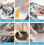AIDEA Non Scratch Wire Dishcloth 12PK, Wire Dishwashing Rag - Image 7