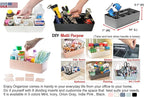 2 PACK Portable DIY 8 Dividers Durable Plastic Tote Tool & Supply Cleaning Caddy - Image 4