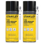 Stanley F903 Black Spray Foam Sealant – Waterproof Expanding Polyurethane Foam by STANLEY