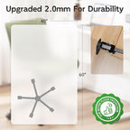 Office Chair Mat for Hardwood Floor, Easy Glide, Protects Hard Surfaces from - Image 4