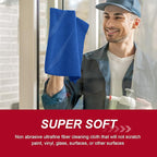 200 Pcs Microfiber Cleaning Cloth 16x16 Inch Microfiber Towels - Image 4