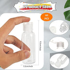 60 Pack 1.7oz/50ml Travel Empty Bottles - Image 2
