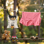 Cute Cat Space-Saving Laundry Clothespin Bag Pumpkin Waterproof Polyester - Image 4