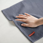 Artoid Mode 100% Cotton Dark Grey Waffle Weave Kitchen Dish Cloths, 12x12 Inch - Image 5
