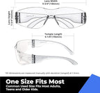 amoolo Clear Safety Glasses Bulk of 48, Protective Eyewear - Image 4