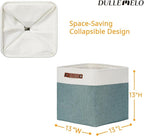 DULLEMELO Storage Bins, 4 Pack Of 13x13x13 Decorative Storage Cube Bins Suit - Image 2