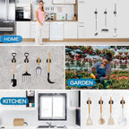 9PCS Broom and Mop Holder, Heavy Duty Garden Tool Organizer Rack Rake and - Image 7