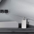 Marble Soap Dispenser with Stainless Steel Pump, 6 Ounces - Image 7
