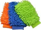 Raeyuan Car Wash Mitt Microfiber 3 Pack Scratch Proof & Lint-Free Wash Mitt by Unknown
