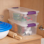 Sterilite 48-Pack ClearView Latch Box, Stackable Storage Organizer Bins - Image 5