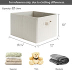 StorageWorks Storage Baskets for Shelves, Foldable Fabric Closet Storage Bins - Image 2