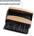 Mini Broom and Dustpan Set Small Metal Dustpan and Brush Set Hand Whisk Broom - Image 4
