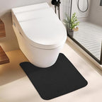 Toilet Rugs U Shaped Bathroom Rug, Machine Washable Non Slip Quick Dry Super - Image 6