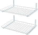 EVERHANGER Garage Wall Shelves 12x18 Inch, Wall Mounted Storage Shelf, Metal by EVERHANGER