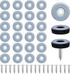 24pcs 1" Screw on Furniture Sliders, Teflon Chair Leg Slides, Round Furniture - Image 6
