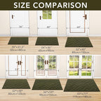 hicorfe Indoor Door Mat, Non Slip Door Mats, Absorbent Resist Dirt Entrance - Image 5