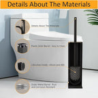BGL Toilet Brush and Holder Set 2 Packs Aluminium Free Standing, Bathroom - Image 3