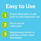 Seventh Generation Dishwasher Cleaning Packs 6 Count Free & Clear Removes - Image 7