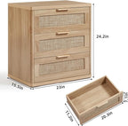 LEYAOYAO Rattan Night Stand - Image 2