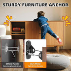 10-Pack Baby Proof Heavy Duty Furniture Anchors - Image 5