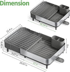 Expandable Dish Drying Rack, Foldable 304 Stainless Steel Dish Rack - Image 6