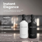 Luxury Glass Hand and Dish Soap Dispenser Set by Brighter Barns - Image 2