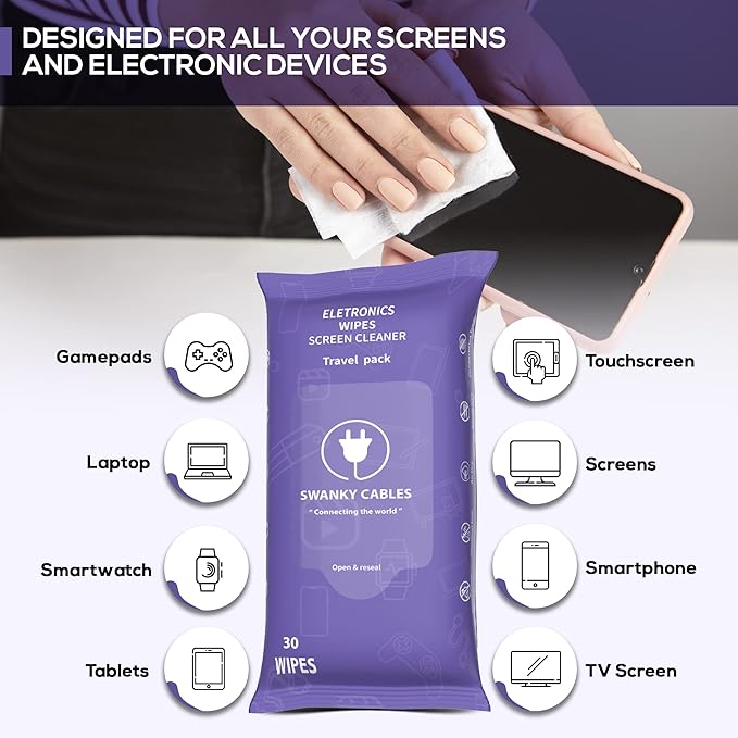 Screen Cleaner Wipes: Electronic Wipes - Image 2