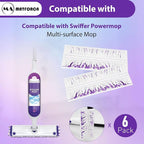 6 Pack Swiffer Power Mop Pads – Disposable Wet Mop Refills - Image 2