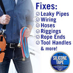 Clear Heavy Duty Silicone Tape, Self-Fusing Rubber Hose and Plumbing Water Pipe - Image 4