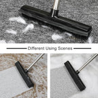 Rubber Broom and Pet Hair Removal Brush Set - Image 3