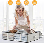 StorageRight Under Bed Storage Bins, Breathable Organizer - Image 5