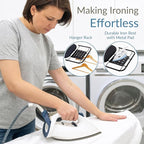 Ironing Board 48" x 15" with Retractable Iron Rest, RAINHOL Heavy Duty Full - Image 7