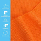Tricol Clean Profesional Resuable Lint Free Microfiber Edgeless Cleaning Cloth - Image 3