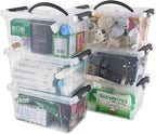 6 Quart Plastic Stackable Storage Latch Bins - Image 8