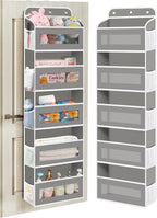 Over The Door Organizer, 5 Shelves Closet Door Hanging Organizer by StrongandOrganizer