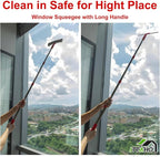 ITTAHO Squeegee for Window Cleaning, Extendable Window Cleaner for Car - Image 3