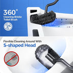 Hamitor Toilet Brush and Holder Set: 304 Stainless Steel Rustproof Toilet - Image 2