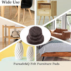 Fursafe&Q Felt Furniture Pads, Furniture Felt Pads - Image 3