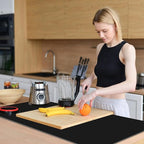 Food Grade Silicone Table Protector Mat 47x24 Inch, Heat Resistant Desk Pad - Image 2
