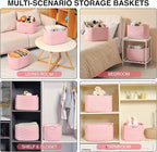 Storage Baskets for Organizing Shelves, Woven Cotton Rope Baskets for Storage - Image 5