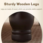 30-Inch Round Storage Ottoman, Modern Ottoman Coffee Table - Image 4