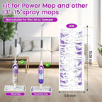 30-Pack Disposable Microfiber Power Mop Pad Refills Compatible - Image 2