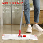 MASTERTOP Microfiber Mop for Floor Cleaning, Flat Dust Mop for Home and Kitchen - Image 7