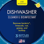 Glisten Dishwasher Cleaner, Removes Limescale, and Grease, Lemon Scent - Image 2