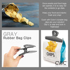 COOK WITH COLOR Bag Clips, Heavy Duty Chip Clip and Refrigerator Magnet Clips - Image 8